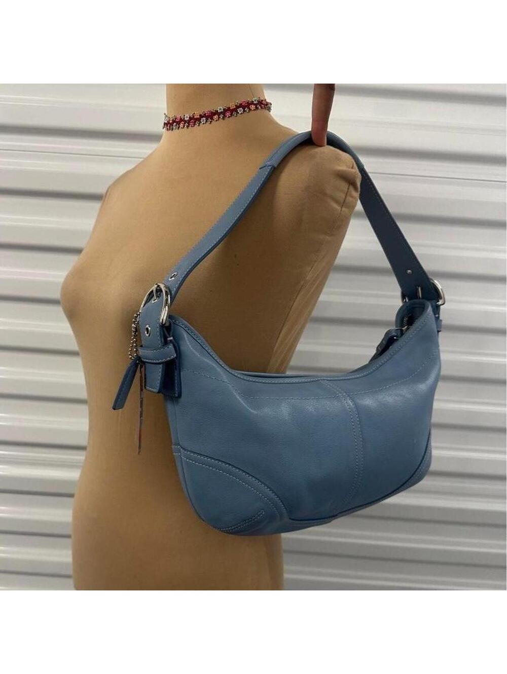 Vintage y2k coach soho 9464 light blue